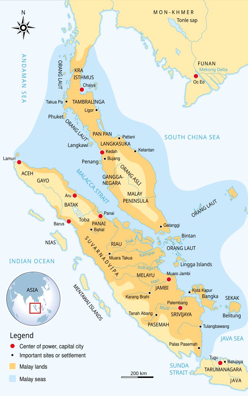 The town of Barus, at the west coast of what is now Sumatra. Credit: Gunawan Kartapranata, CC BY-SA 3.0 <https://creativecommons.org/licenses/by-sa/3.0>, via Wikimedia Commons