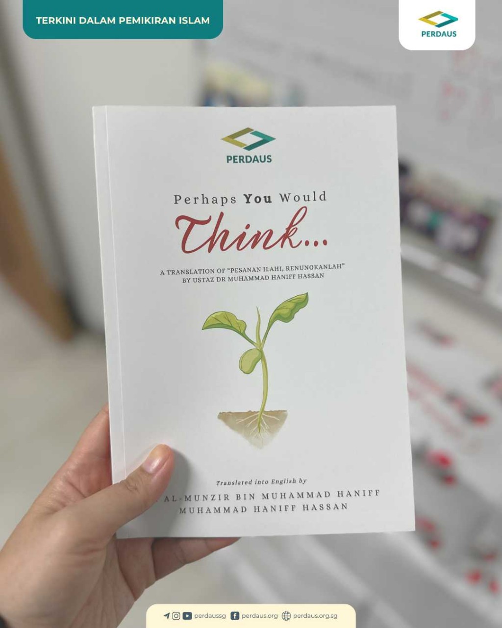 Cover of Perhaps You Would Think