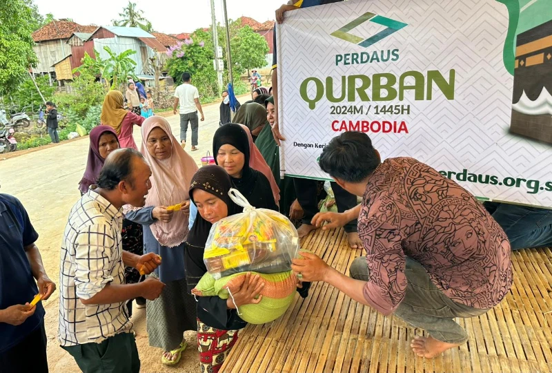 Perdaus Qurban distribution in Cambodia