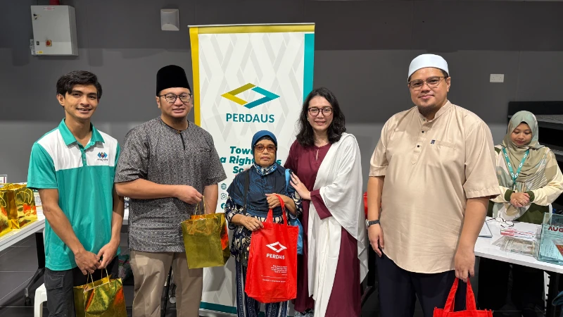 Perdaus community members at Qurban event